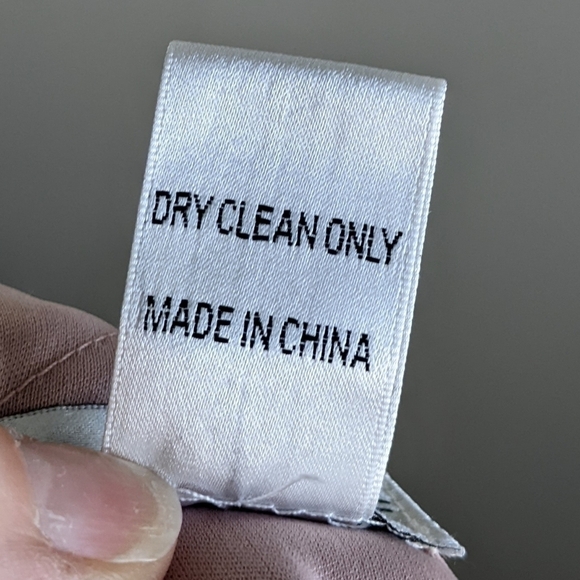 BILL Levkoff Blush Pink Chiffon Gown 10 - Picture 15 of 16